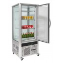 VITRINE REFRIGEREE 4 FACES INOX 408 L SILBER