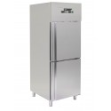 ARMOIRE FROIDE INOX 2 PORTES BI TEMPERATURE SILBER